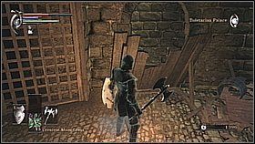 Za psami i kratą trafimy na zioła oraz wroga z kuszą - Demons Souls: Boletarian Palace - Phalanx Archstone (2) - solucja - Demons Souls - poradnik do gry