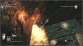 Biegniemy do końca tego poziomu, po drodze zgarniając zioła - Demons Souls: Stonefang Tunnel (2) - solucja, opis przejścia - Demons Souls - poradnik do gry