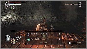 Po walce zbieramy przedmioty z komnaty (Renowned Heros Soul i Chunk of Spiderstone) [1] i wracamy do Nexusa - Demons Souls: Armor Spider - solucja, opis przejścia - Demons Souls - poradnik do gry