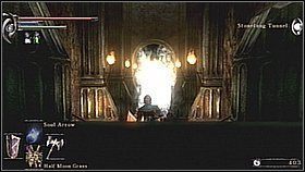 Pojawiamy się w Flamelurker Archstone i ruszamy bogato zdobionym korytarzem w dół - Demons Souls: Flamelurker Archstone - solucja, opis przejścia - Demons Souls - poradnik do gry