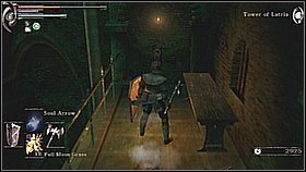 Dwa pomieszczenia dalej zobaczymy strażnika (zabijamy go z ukrycia) - Demons Souls: Tower of Latria (1) - solucja, opis przejścia - Demons Souls - poradnik do gry