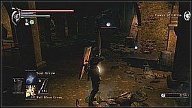 Przejścia za celą Rydella jest zasłonięte gruzami - znikną gdy uzyskamy tendencję świata Pure White - Demons Souls: Tower of Latria (2) - solucja, opis przejścia - Demons Souls - poradnik do gry