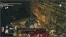 Nie wracamy do pomieszczenia, ale zamiast tego rozwalamy kolejne wazony - odkryjemy boczne przejście - Demons Souls: Fools Idol Archstone (1) - solucja, opis przejścia - Demons Souls - poradnik do gry