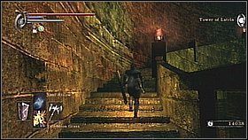 Na tej drodze spotkamy gargulca z kuszą - jest dość ruchliwy więc warto zabić go z odległości - Demons Souls: Fools Idol Archstone (1) - solucja, opis przejścia - Demons Souls - poradnik do gry