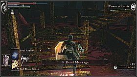 Okrążamy bagno w tę samą stronę - koło samotnej macki znajdziemy Chunk of Mercurystone - Demons Souls: Fools Idol Archstone (2) - solucja, opis przejścia - Demons Souls - poradnik do gry