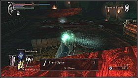 Na końcu schodów skręcamy w prawo i przedzieramy się przez kilku przeciwników - Demons Souls: Fools Idol Archstone (2) - solucja, opis przejścia - Demons Souls - poradnik do gry