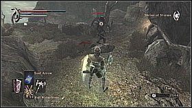 Kilka metrów dalej spotkamy dość silnego szkieleta - Demons Souls: Shrine of Storms (1) - solucja, opis przejścia - Demons Souls - poradnik do gry