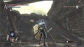 W końcu dojdziemy do wąskiej ścieżki (z niej wyciągniemy ostatniego wroga) - Demons Souls: Shrine of Storms (3) - solucja, opis przejścia - Demons Souls - poradnik do gry