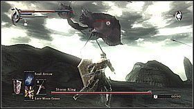 Żeby przywołać bossa musimy zabić płaszczki - albo mieczem albo łukiem - Demons Souls: Storm King - solucja, opis przejścia - Demons Souls - poradnik do gry