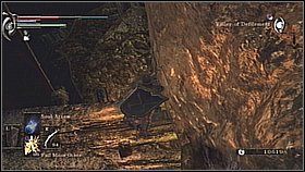 Teraz możemy rozwalić gniazdo - uderzamy je mieczem lub lepiej wystrzelamy do niego kilka strzał - Demons Souls: Leechmonger Archstone (2) - solucja, opis przejścia - Demons Souls - poradnik do gry