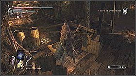 Biegniemy do zamglonego przejścia i przechodzimy przez nie - Demons Souls: Leechmonger Archstone (2) - solucja, opis przejścia - Demons Souls - poradnik do gry