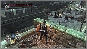 Zanim tam dojdziemy musimy pokonać legion wrogów - Demons Souls: Tower Knight Archstone (2) - solucja, opis przejścia - Demons Souls - poradnik do gry