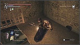 Schodzimy na dół do więzienia i zabijamy Fat Officiala - Demons Souls: Tower Knight Archstone (2) - solucja, opis przejścia - Demons Souls - poradnik do gry