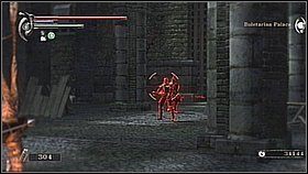 Drugi z fantomów to łucznik - można zabić go z łuku, ale trzeba uważać (jego pociski lecą szybciej od standardowych) - Demons Souls: Penetrator Archstone (+ Blue Dragon) (1) - solucja - Demons Souls - poradnik do gry