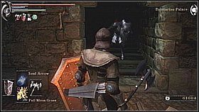 Na końcu tej odnogi trafimy na wejście do środka wieży - Demons Souls: Penetrator Archstone (+ Blue Dragon) (1) - solucja - Demons Souls - poradnik do gry