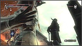 Zatrzymujemy sie dopiero w zaułku za ostatnią kolumną po lewej - Demons Souls: Penetrator Archstone (+ Blue Dragon) (2) - solucja - Demons Souls - poradnik do gry