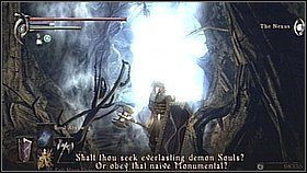 W środku przedzieramy się przez konary oraz gałęzie [1] i wchodzimy do siedziby demona - Demons Souls: Epilog (+ King Allant) - solucja, opis przejścia - Demons Souls - poradnik do gry