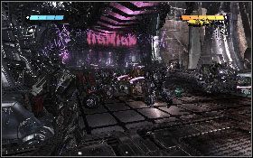 Wejdź do tunelu [1], który zaprowadzi cię do lokacji, gdzie Deceptikony więżą schwytane Autoboty [2] - - Część 1 - Ciemny Energon (2) - Opis przejścia - Transformers: Wojna o Cybertron - poradnik do gry