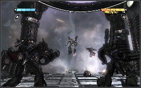 Przejdź przez pokój i skieruj się do panelu windy [1] - - Część 1 - Ciemny Energon (2) - Opis przejścia - Transformers: Wojna o Cybertron - poradnik do gry