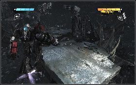 Już po chwili zostaniesz zaatakowany przez latających oponentów [1], a rakiety świetnie sobie z nimi radzą - - Część 1 - Ciemny Energon (4) - Opis przejścia - Transformers: Wojna o Cybertron - poradnik do gry