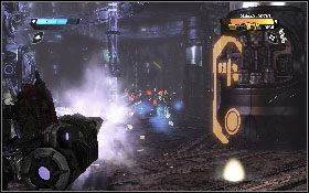 Pamiętaj również, że kiedy jeden z nich polegnie możesz podnieść jego karabin i rozprawić się przy jego pomocy z drugim robotem [1] - - Część 1 - Ciemny Energon (4) - Opis przejścia - Transformers: Wojna o Cybertron - poradnik do gry