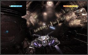 Wleć do przezroczystego tunelu [1], a potem omijaj wielkie, parowe tłoki [2] - - Część 2 - Przewaga w wojnie (2) - Opis przejścia - Transformers: Wojna o Cybertron - poradnik do gry
