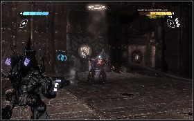 Kiedy znajdziesz się w środku zacznij ostrzeliwać przeciwników na dole [1] - - Część 2 - Przewaga w wojnie (3) - Opis przejścia - Transformers: Wojna o Cybertron - poradnik do gry