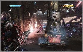 Wkrótce dotrzesz do pomieszczenia, gdzie natkniesz się na niszczące skutki użycia energonu [1] - - Część 6 - Obrona Iacon (1) - Opis przejścia - Transformers: Wojna o Cybertron - poradnik do gry