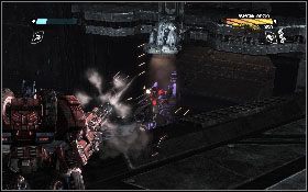 Jest ono całkiem przydatne do eliminowania kolejnych fal przeciwników [1] - - Część 8 - Do rdzenia (2) - Opis przejścia - Transformers: Wojna o Cybertron - poradnik do gry