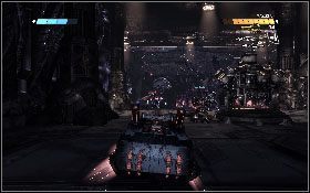 Korytarz doprowadzi cię do pomieszczenia z barierą z ciemnego energonu [1] - - Część 8 - Do rdzenia (3) - Opis przejścia - Transformers: Wojna o Cybertron - poradnik do gry