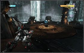 Lecąc dalej ujrzysz wynurzającą się z wody bańkę [1] - - Część 9 - Atak powietrzny (1) - Opis przejścia - Transformers: Wojna o Cybertron - poradnik do gry