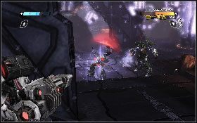 Następnie aktywuj drugi panel i ostrzelaj plazmową kulę [1] - - Część 9 - Atak powietrzny (3) - Opis przejścia - Transformers: Wojna o Cybertron - poradnik do gry