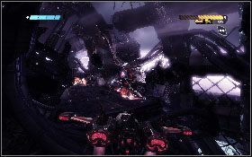 Po zakończeniu obrony i wielkiej eksplozji zacznij lecieć kolejnym tunelem [1] - - Część 9 - Atak powietrzny (3) - Opis przejścia - Transformers: Wojna o Cybertron - poradnik do gry