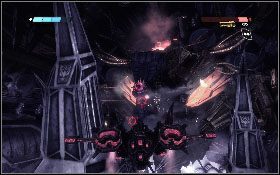 W pewnej chwili wlecisz do tunelu z laserami [1] - - Część 9 - Atak powietrzny (3) - Opis przejścia - Transformers: Wojna o Cybertron - poradnik do gry