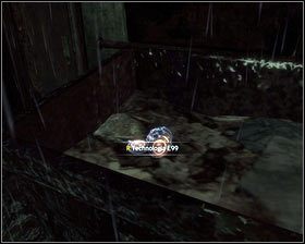 Po podniesieniu E99 , przeskakujemy przez barierkę z prawej strony [1] - - Dzielnica Robotnicza (2) | Opis przejścia Singularity - Singularity - poradnik do gry