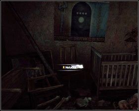 Po zebraniu wszystkiego ruszamy dalej schodami [1], które zaprowadzą nas do starego, zrujnowanego budynku - - Dzielnica Robotnicza (2) | Opis przejścia Singularity - Singularity - poradnik do gry