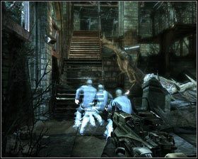 Zebrawszy wszystko, otwieramy duże pobliskie wrota [1] - - Dzielnica Robotnicza (9) | Opis przejścia Singularity - Singularity - poradnik do gry