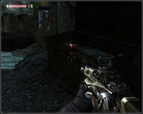 Amunicję uzupełniamy w pobliskich kontenerach [1] - - Dzielnica Robotnicza (9) | Opis przejścia Singularity - Singularity - poradnik do gry