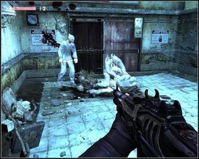 Po jego zebraniu schylamy się i przechodzimy do pomieszczenia obok [1] - - Dzielnica Robotnicza (10) | Opis przejścia Singularity - Singularity - poradnik do gry