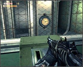 W pomieszczeniu obok są kolejne baterie rzadkiego pierwiastka [1] i jeszcze jedna dźwignia do użycia [2] - - Ośrodek badawczy 1950 (1) | Opis przejścia Singularity - Singularity - poradnik do gry