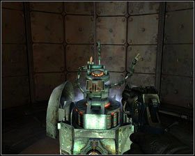 Jeżeli chcemy zmienić broń, możemy to zrobić w stojącej obok szafce z bronią [1] - - Ośrodek badawczy 2010 (1) | Opis przejścia Singularity - Singularity - poradnik do gry