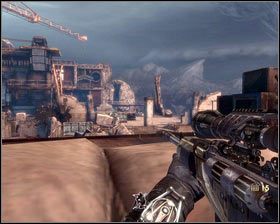 Na samym początku schylamy się i podnosimy opartego o barykadę KASIMOVA [1] - - Magazyny (1) | Opis przejścia Singularity - Singularity - poradnik do gry