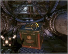 Po wysłuchaniu nagrania idziemy na przeciwny koniec lokacji i przytrzymując E wyciągamy z przeszłości skrzynię [1] - - Magazyny (1) | Opis przejścia Singularity - Singularity - poradnik do gry