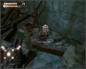 Zanim wejdziemy na znajdujące się przed nami schody, używamy na nich UMC [1] - - Magazyny (2) | Opis przejścia Singularity - Singularity - poradnik do gry