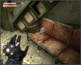 Idąc dalej dojdziemy do pomieszczenia z magnetofonem i dziurą w podłodze [1] - - Magazyny (2) | Opis przejścia Singularity - Singularity - poradnik do gry