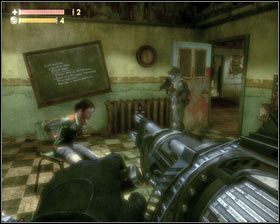 Po wejściu na górę, idziemy do pomieszczenia z wybitymi szybami - - Magazyny II (2) | Opis przejścia Singularity - Singularity - poradnik do gry