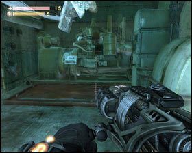 Po zabiciu następnej pary żołnierzy [1], znajdziemy się w okrętowej maszynowni [2] - - Perła (2) | Opis przejścia Singularity - Singularity - poradnik do gry