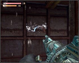 Gdy zbierzemy już wszystko, otwieramy metalowe drzwi [1] i ruszamy dalej - - Perła (3) | Opis przejścia Singularity - Singularity - poradnik do gry