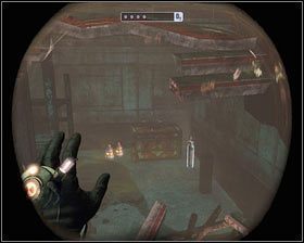 Dużo E99 znajduje się również pod schodami [1], które niszczymy przy pomocy UMC [2] - - Opuszczone tunele | Opis przejścia Singularity - Singularity - poradnik do gry