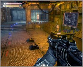 Dalszą drogę wskażą nam niebieskie ślady Czasosygnału [1], prowadzące do kolejnego laboratorium - - Strażnica (3) | Opis przejścia Singularity - Singularity - poradnik do gry